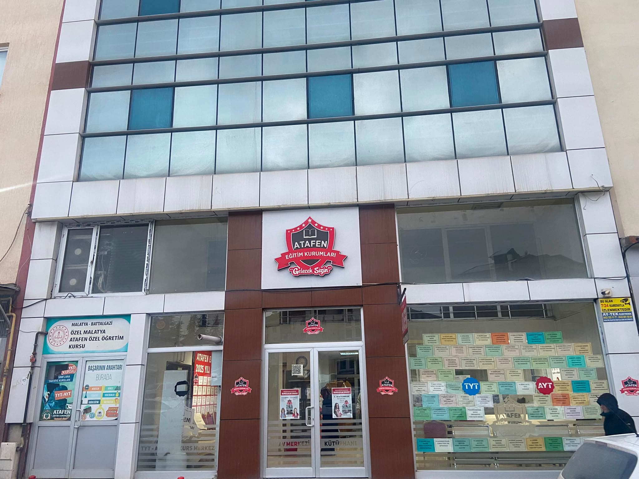Atafen Eğitim Kurumları Malatya bina dış cephesi